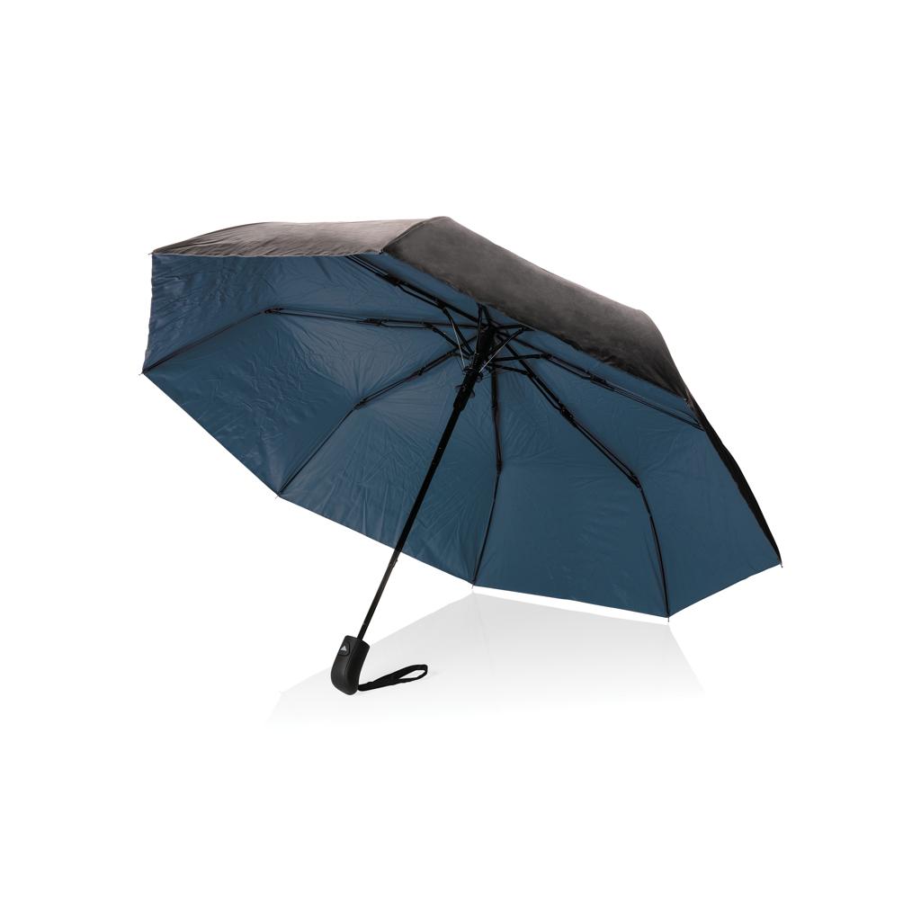 Mini paraguas 21" de 190T RPET bicolor Impact AWARE ™
