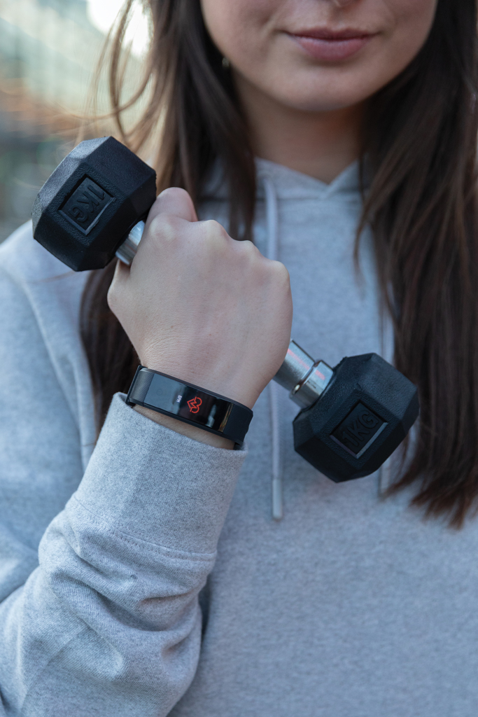 Pulsera Fit RCS reciclado TPU con pulsómetro