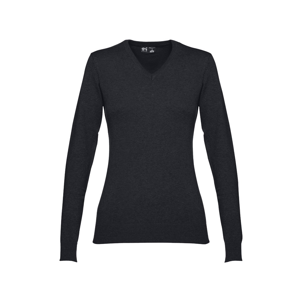 THC MILAN WOMEN. Jersey con cuello en "V" para mujer