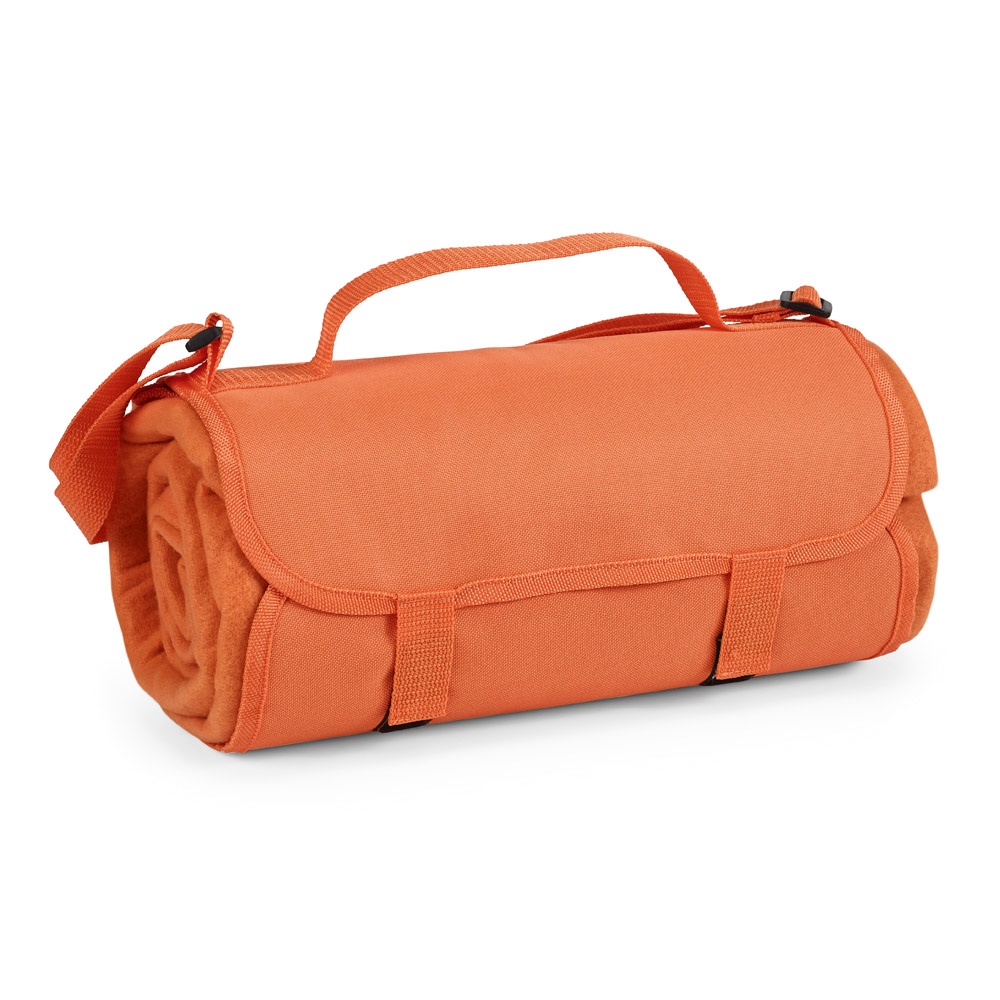 FLEECE. Manta polar con asa y correa (160 g/m²)