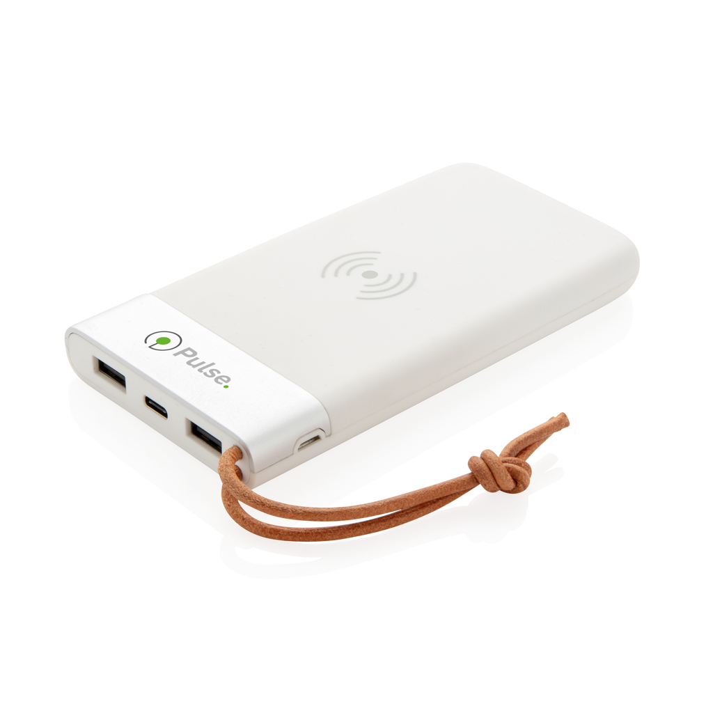 Batería externa Aria 8.000 mAh con carga inalámbrica 5W
