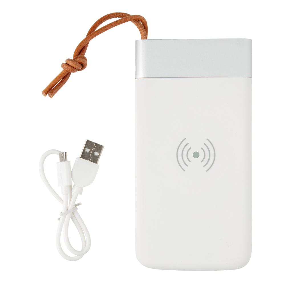 Batería externa Aria 8.000 mAh con carga inalámbrica 5W