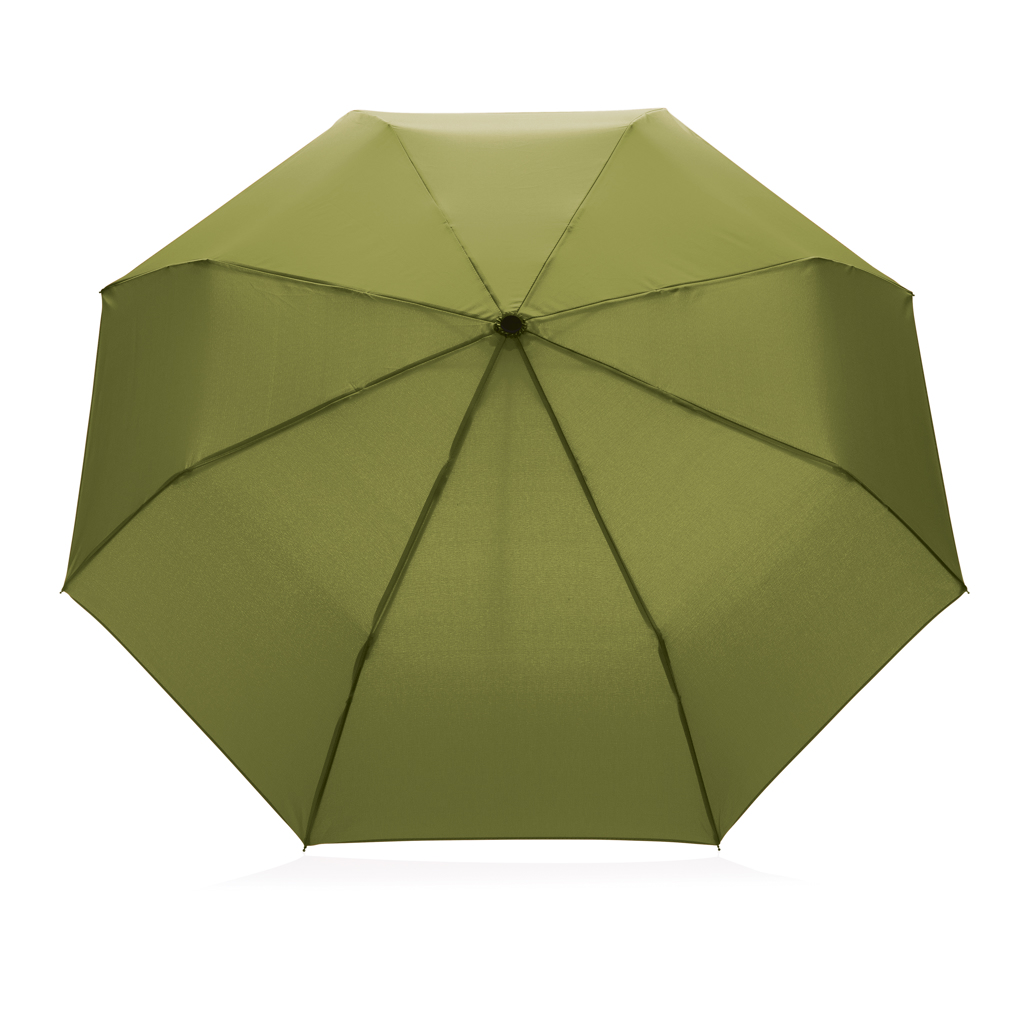 Mini paraguas RPET 190T de bambú 20.5" Impact AWARE ™