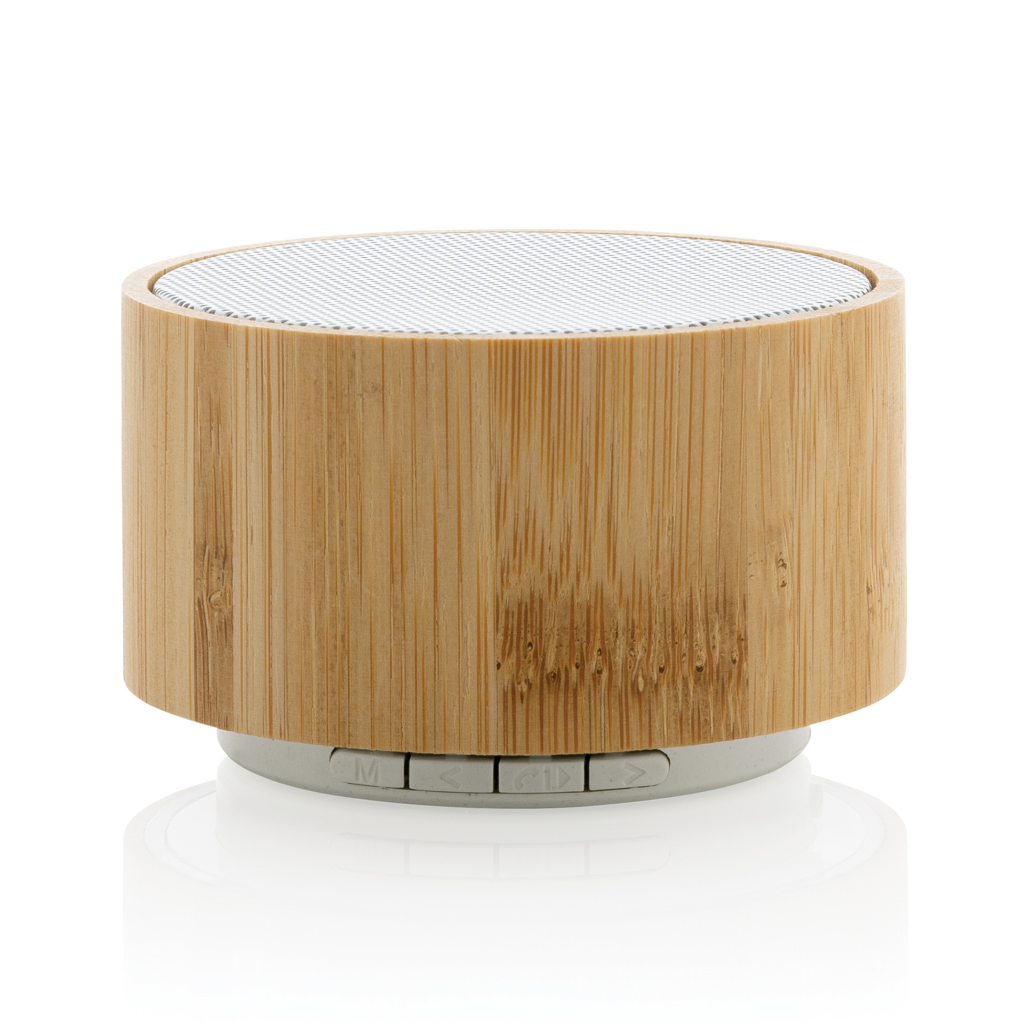 Altavoz inalámbrico 3W bambú y RCS