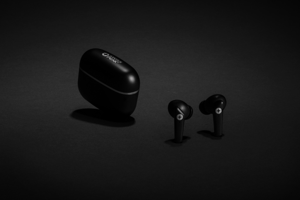 Auriculares RCS de plástico reciclado Swiss Peak TWS 2.0