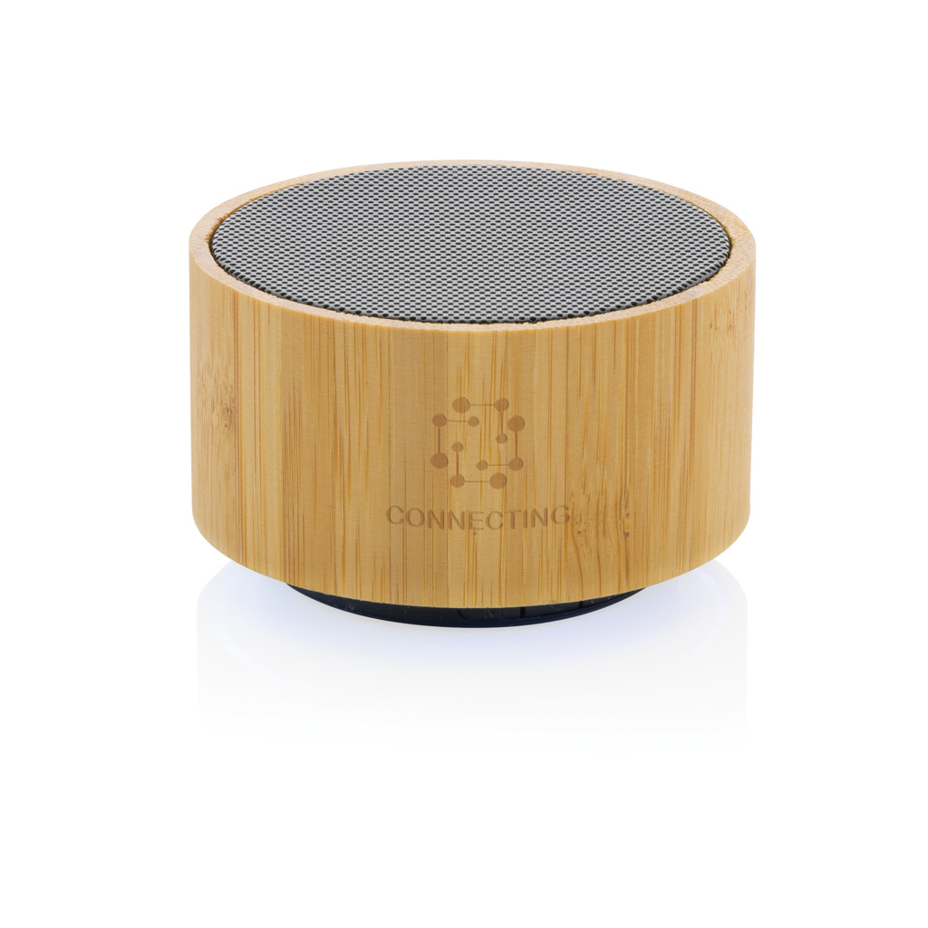 Altavoz inalámbrico 3W bambú y RCS