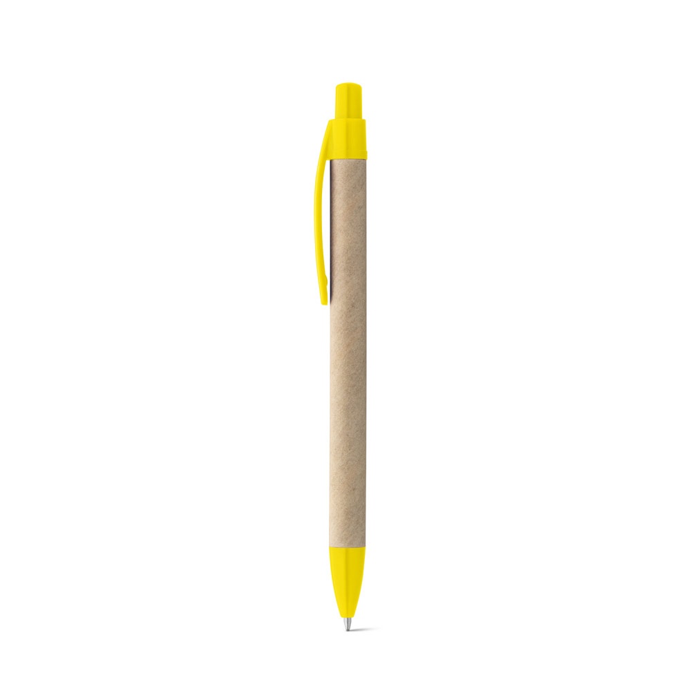 REMI. Bolígrafo de papel kraft con clip