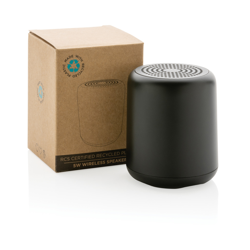Altavoz inalámbrico de 5W de plástico reciclado certificado