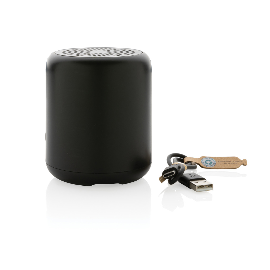 Altavoz inalámbrico de 5W de plástico reciclado certificado