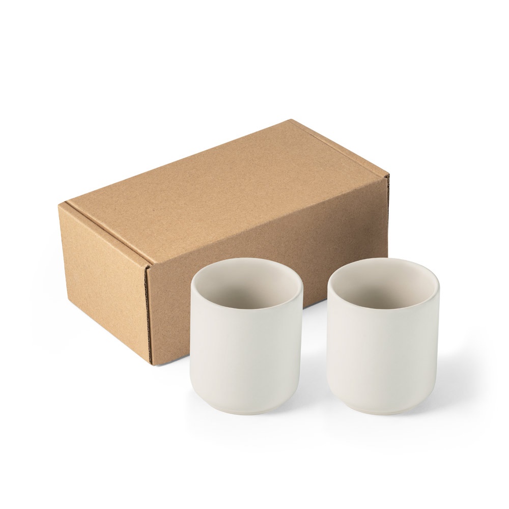 OWENS. Juego de tazas de cerámica