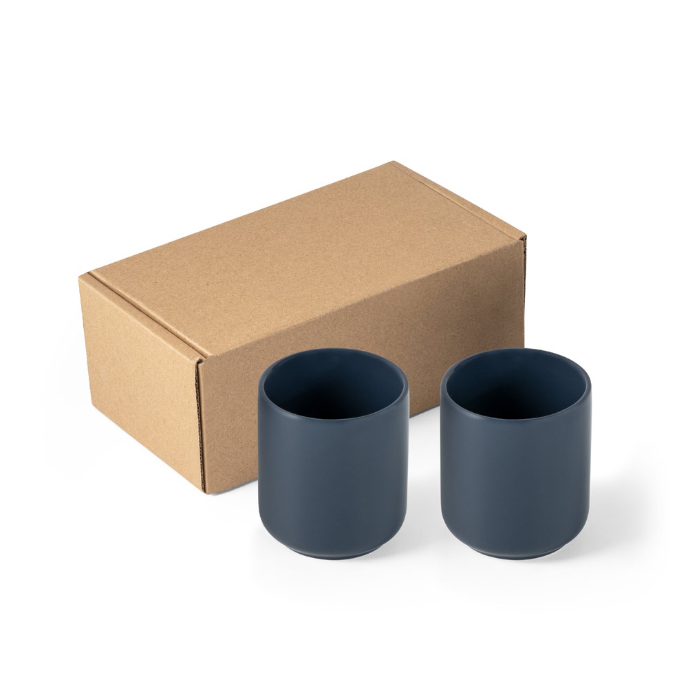 OWENS. Juego de tazas de cerámica