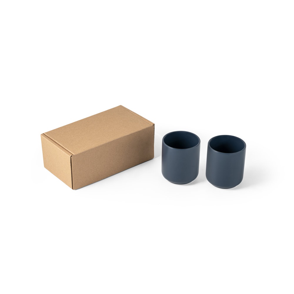 OWENS. Juego de tazas de cerámica