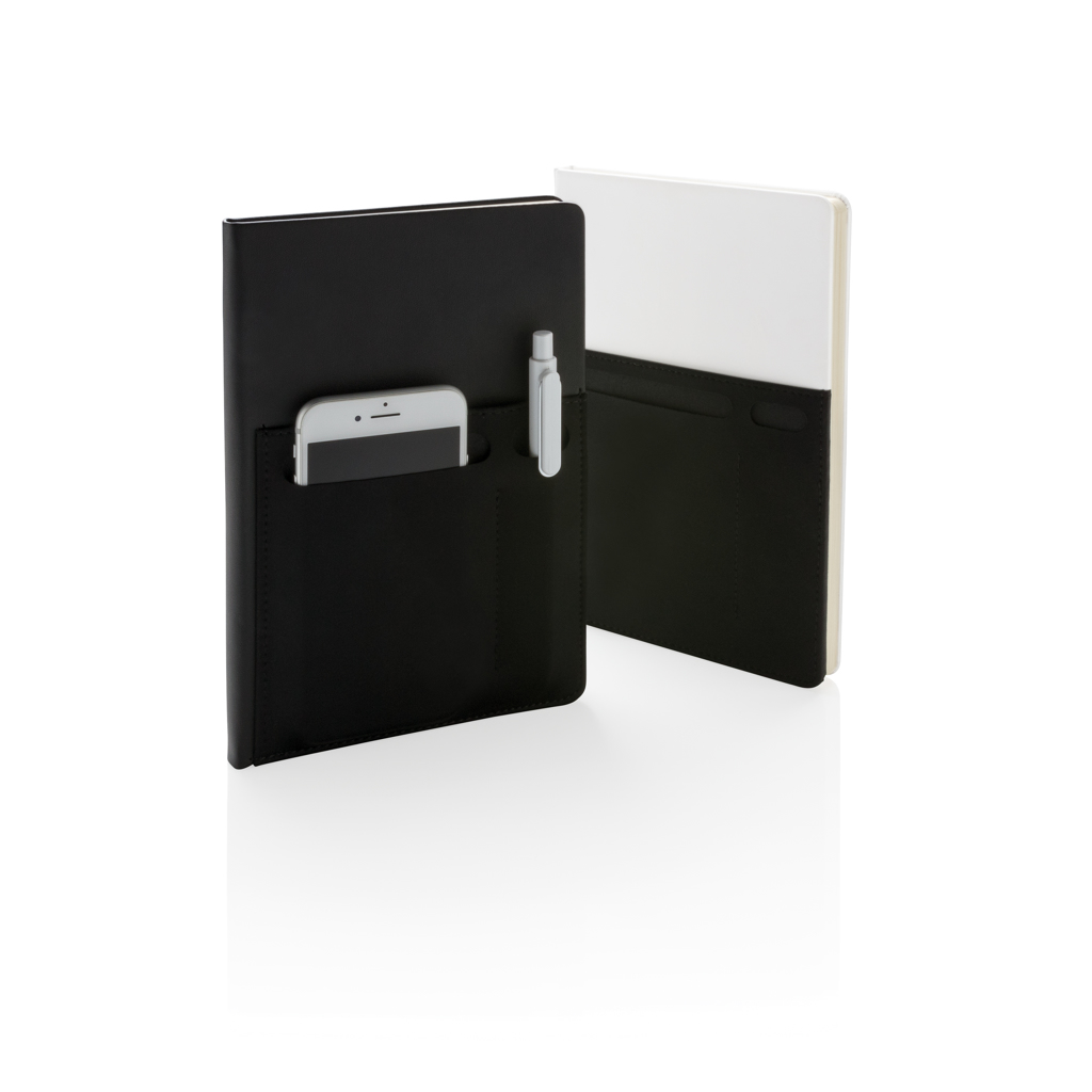 Libreta A5 Deluxe con bolsillos inteligentes