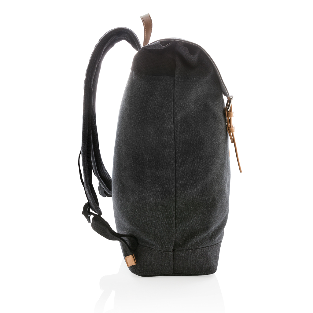 Mochila para portátil de lona sin PVC