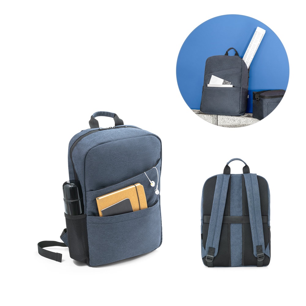 REPURPOSE BACKPACK. Mochila para portátil 15.6 '' en 600D poliéster reciclado
