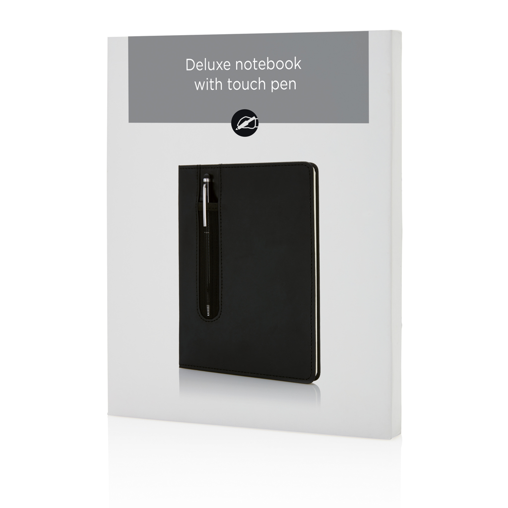 Libreta A5 PU básica con bolígrafo táctil