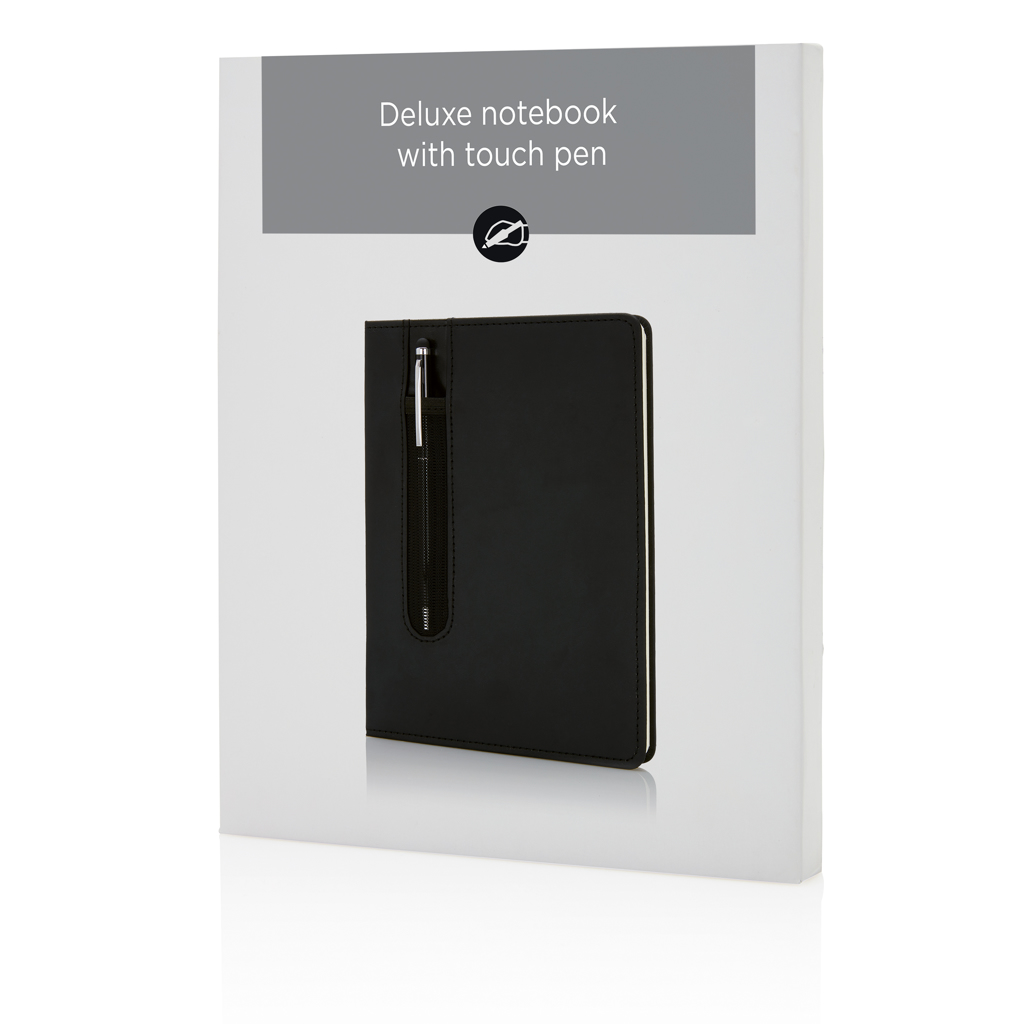 Libreta A5 PU básica con bolígrafo táctil