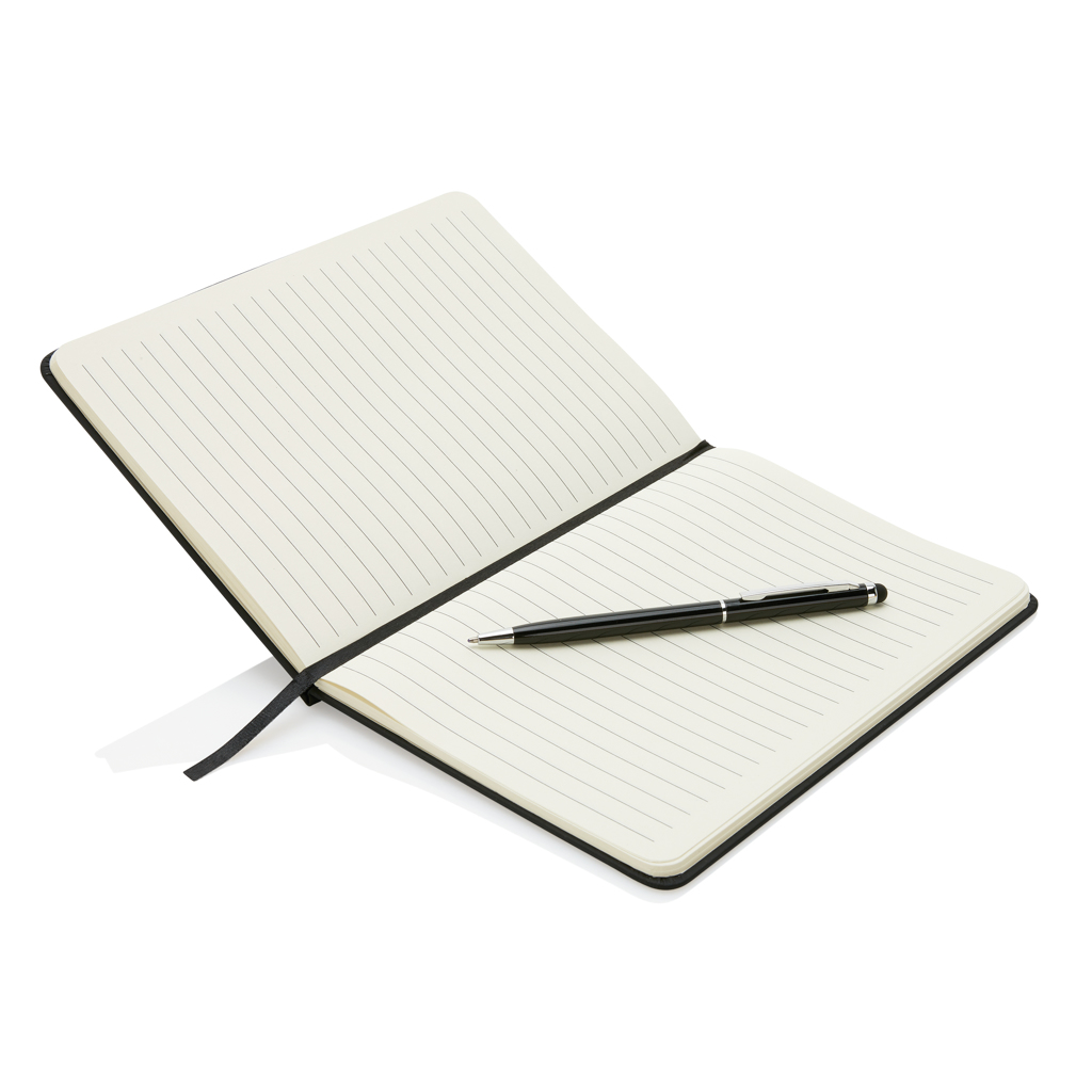 Libreta A5 PU básica con bolígrafo táctil
