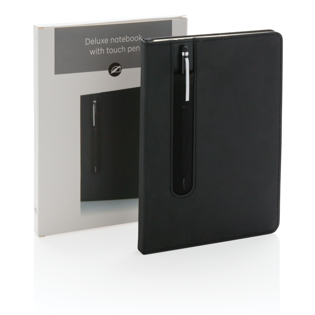Libreta A5 PU básica con bolígrafo táctil