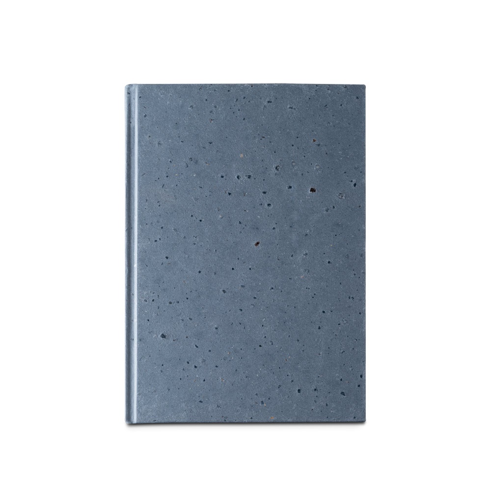 COFFEEPAD RIGID. Bloc de notas A5 con tapa dura elaborado con residuos de cascarilla de café (65%)