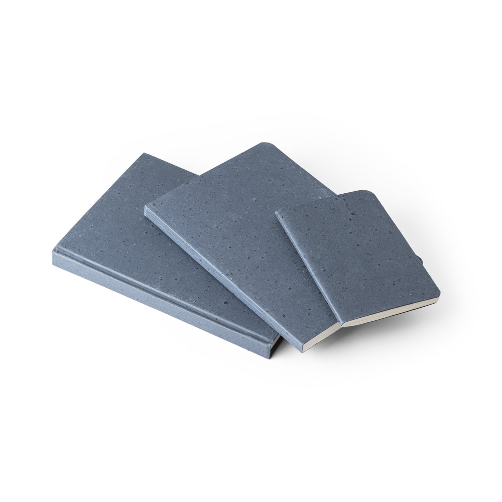 COFFEEPAD RIGID. Bloc de notas A5 con tapa dura elaborado con residuos de cascarilla de café (65%)