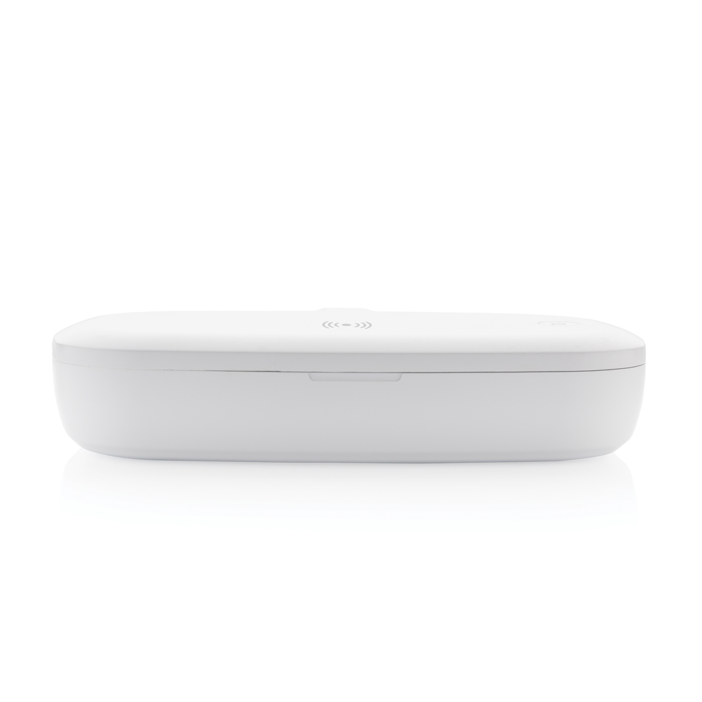 Caja esterilizadora UV-C con cargador inalámbrico de 5W