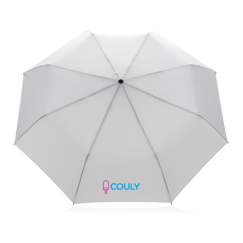 Mini paraguas RPET 190T de bambú 20.5" Impact AWARE ™
