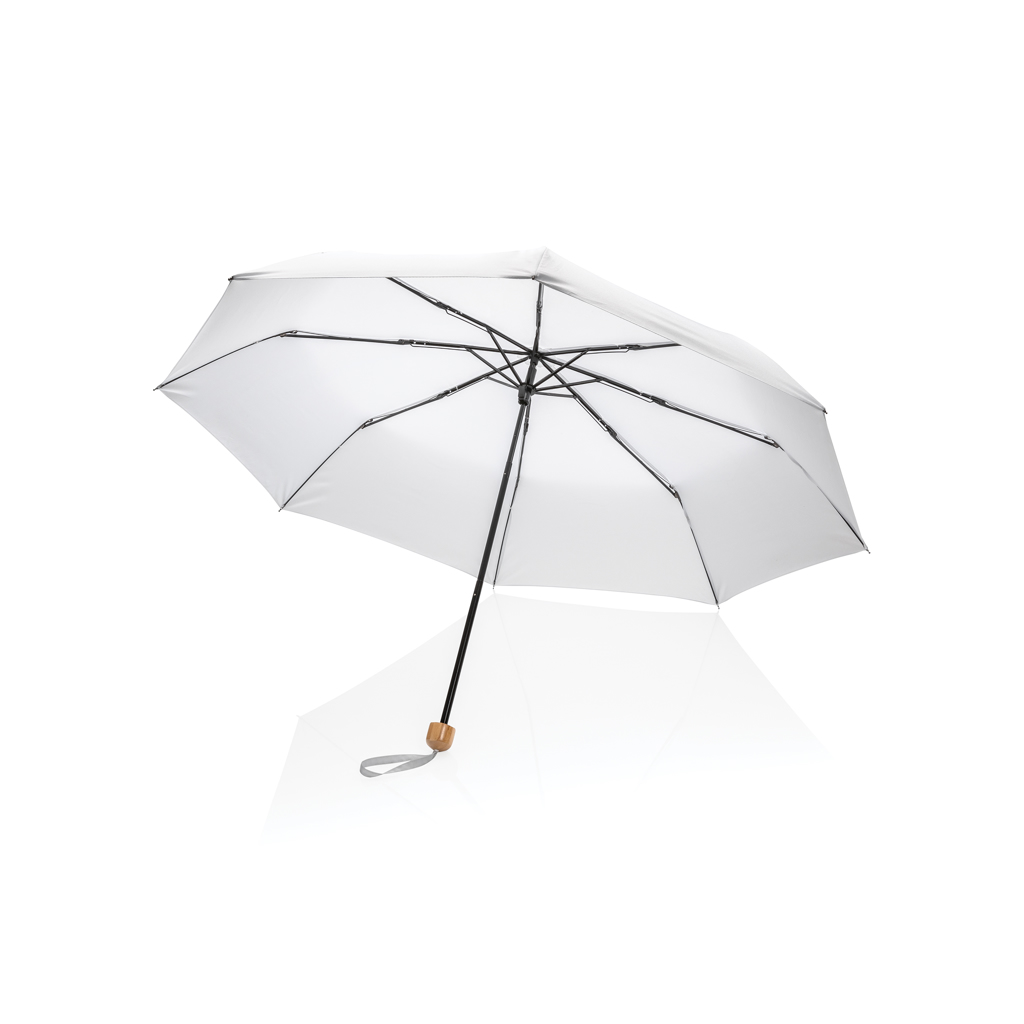Mini paraguas RPET 190T de bambú 20.5" Impact AWARE ™