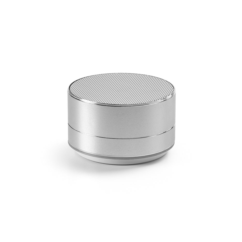FLOREY. Altavoz portátil de 3W con 3h de autonomía, fabricado en aluminio reciclado (100% rAL) y ABS reciclado (100% rABS)