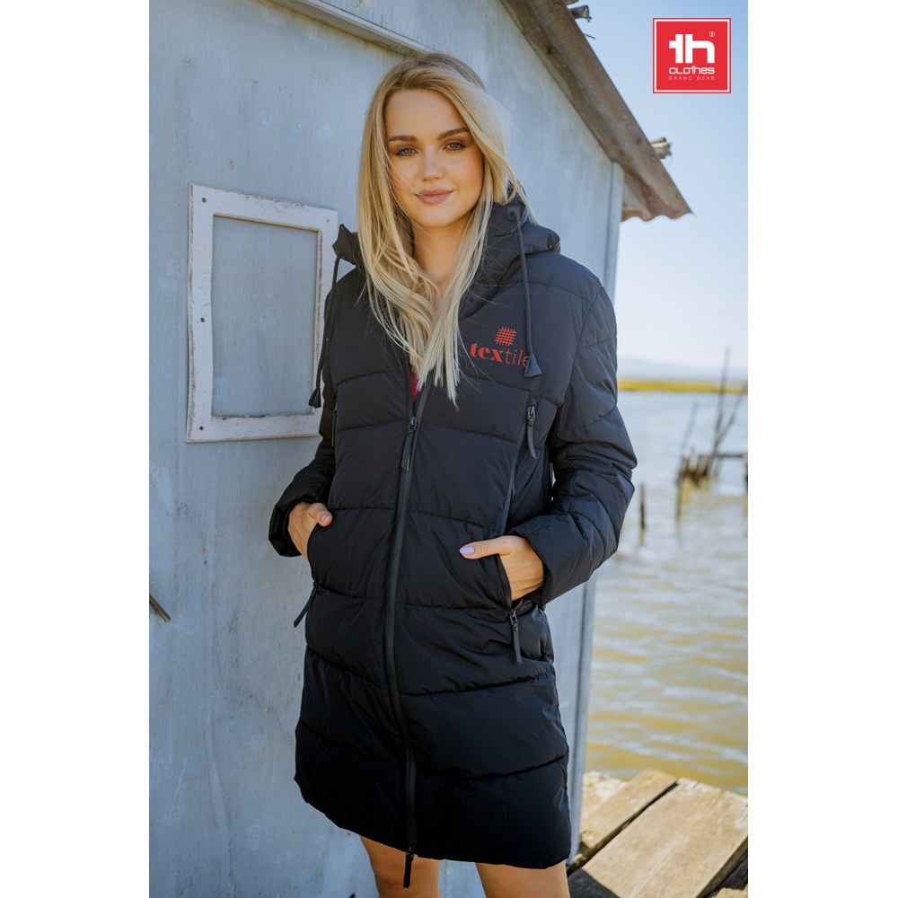THC BRUSSELS. Parka unisex acolchada