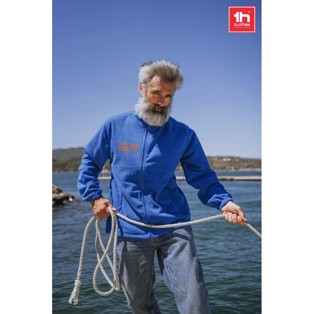 THC GAMA. Chaqueta polar unisex con cremallera