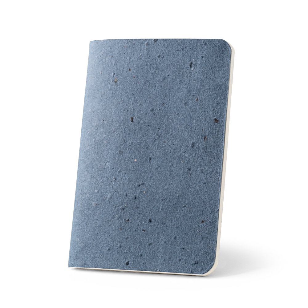 COFFEEPAD SOFT. Bloc de notas A6 con tapa flexible fabricado con residuos de cascarilla de café (65%)