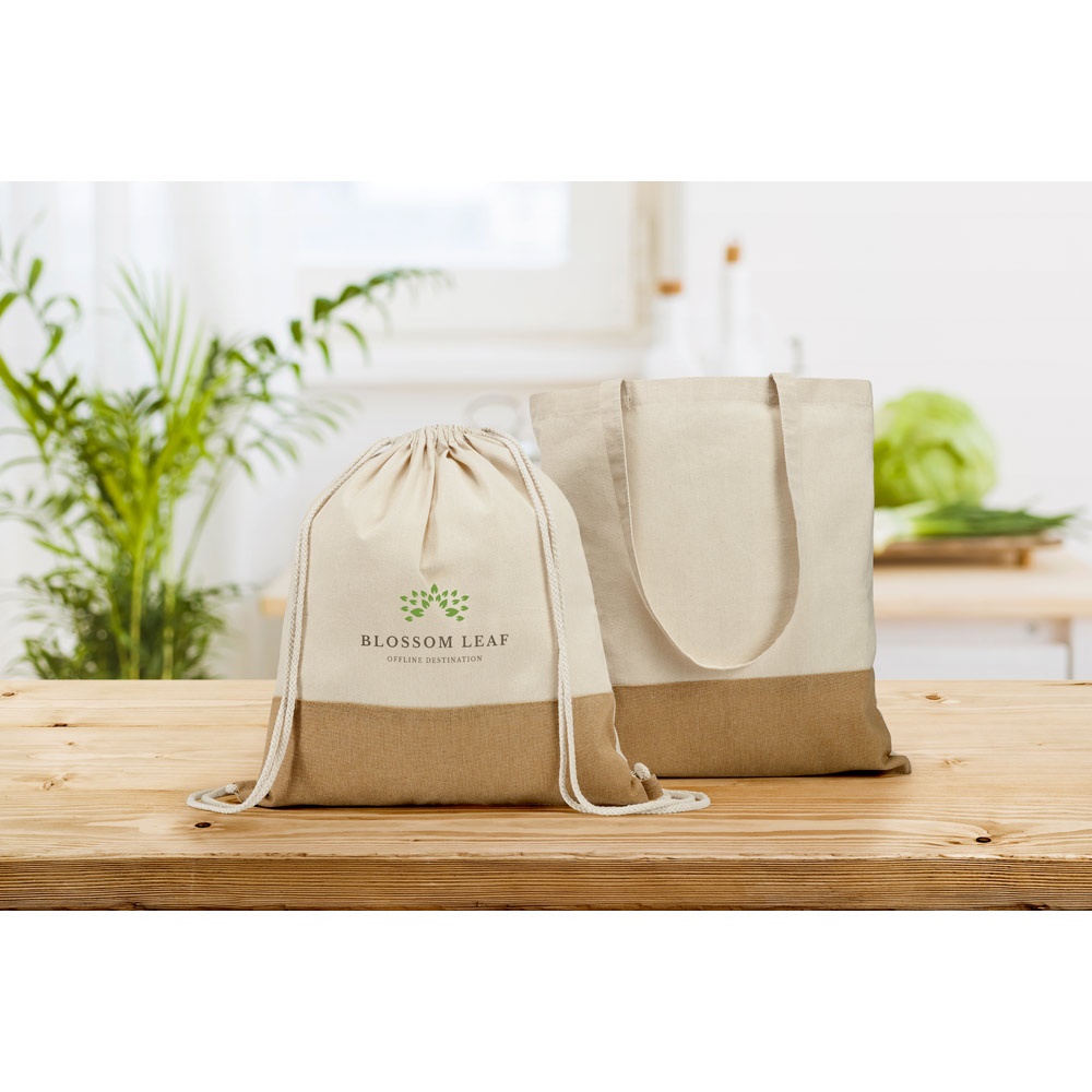 SABLON. Mochila 100% algodón (160 g/m²)
