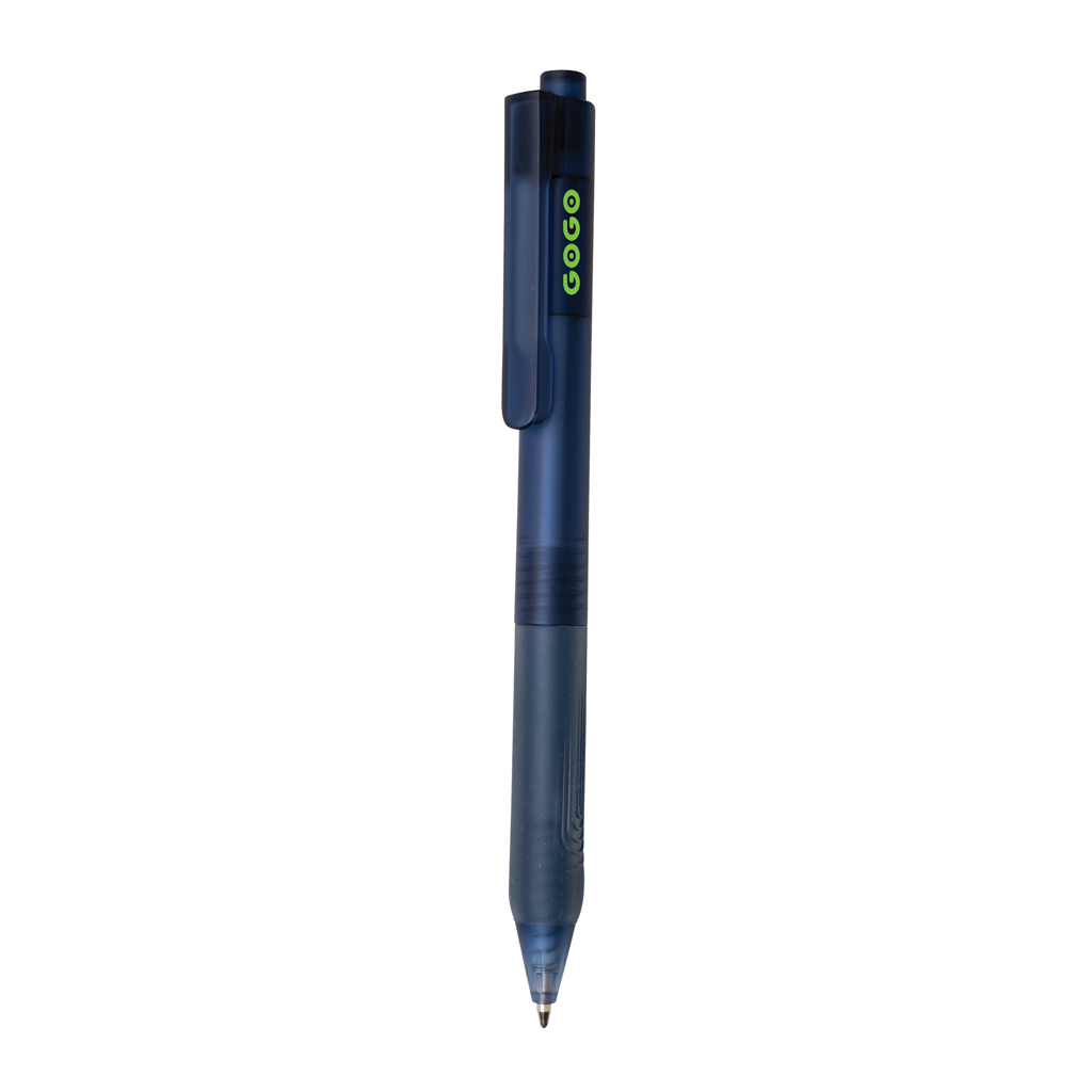 Bolígrafo mate X9 con empuñadura de silicona