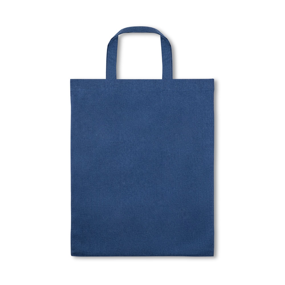SIENA. Bolsa plegable de algodón (50%), algodón reciclado (30%) y poliéster (20% rPET) (140 g/m²)