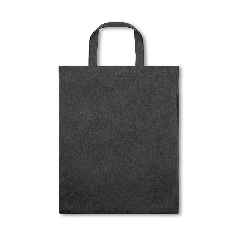 SIENA. Bolsa plegable de algodón (50%), algodón reciclado (30%) y poliéster (20% rPET) (140 g/m²)