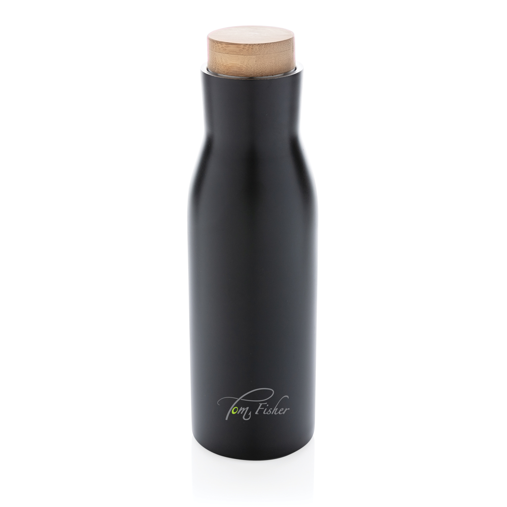 Botella Clima al vacío antigoteo con tapa de acero