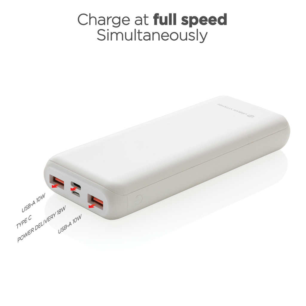 Powerbank Pasadena Urban Vitamin 20.000 mAh  18W PD