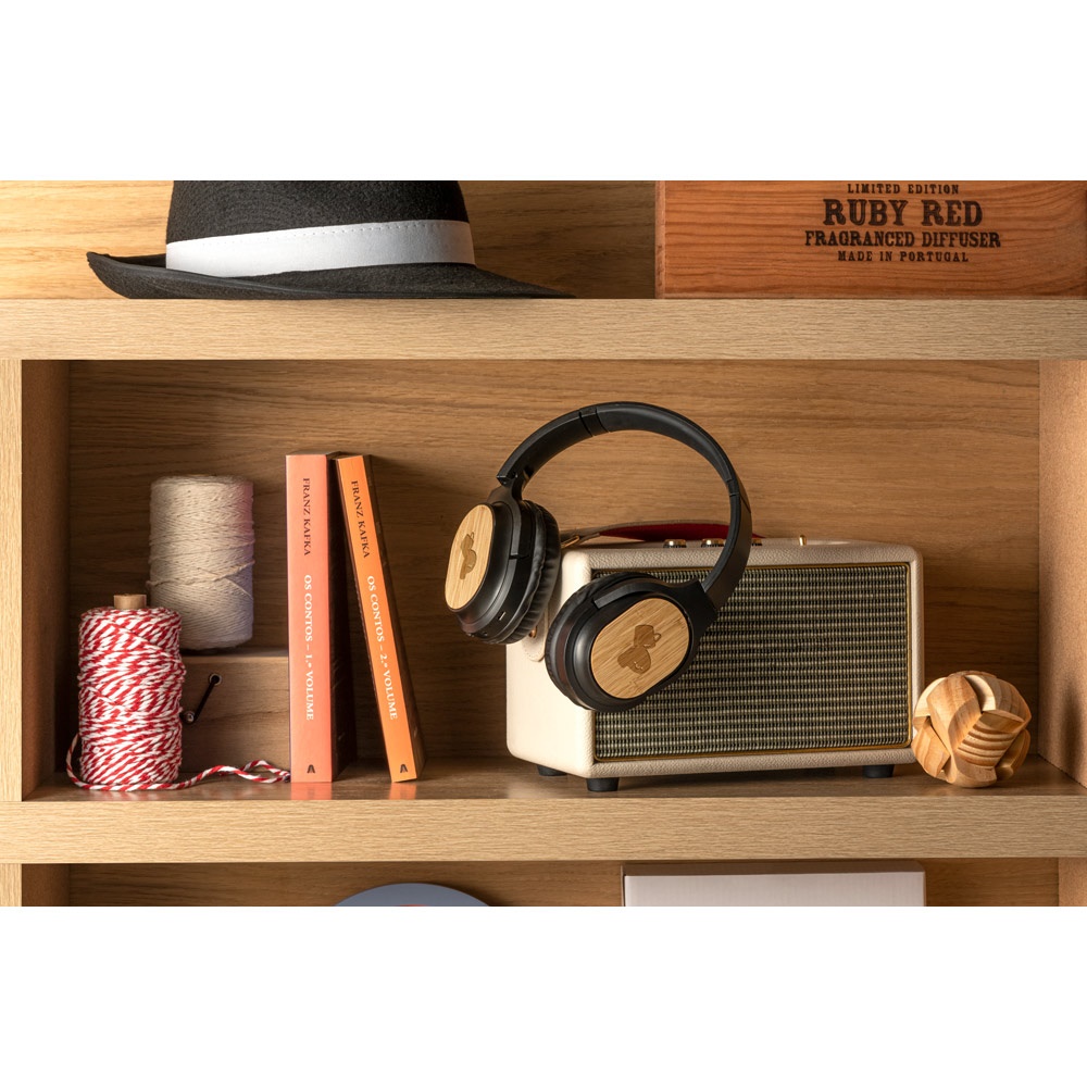 GOULD. Auriculares inalámbricos plegables con 5h de autonomía, fabricado en bambú y ABS