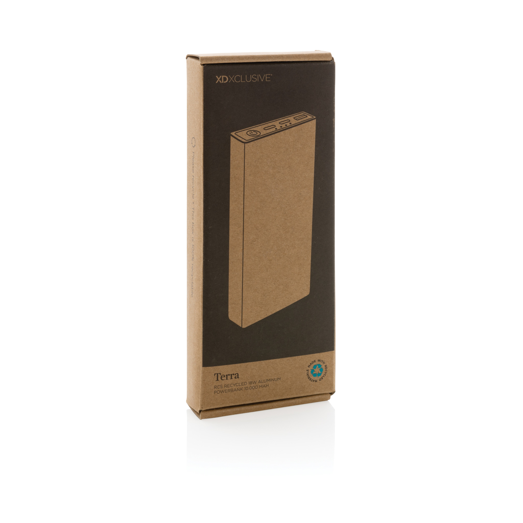 Powerbank Terra RCS aluminio reciclado 18W 10.000 mAh