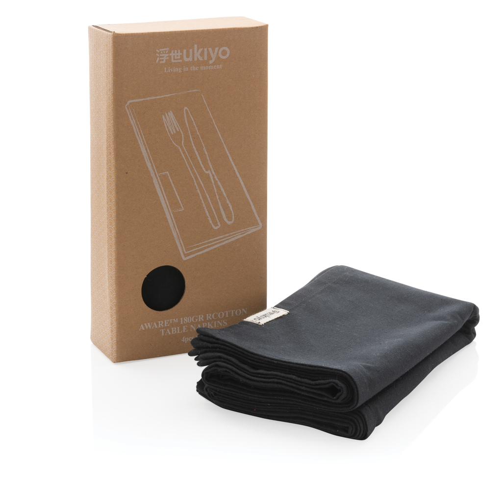 Set de 4 servilletas de mesa Ukiyo Aware ™ 180gr