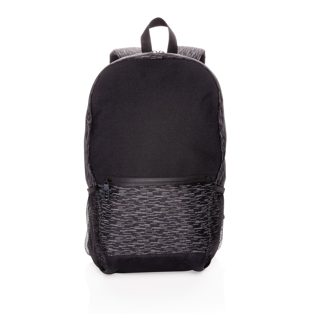 Mochila reflectante para portátil RPET con trazador AWARE ™