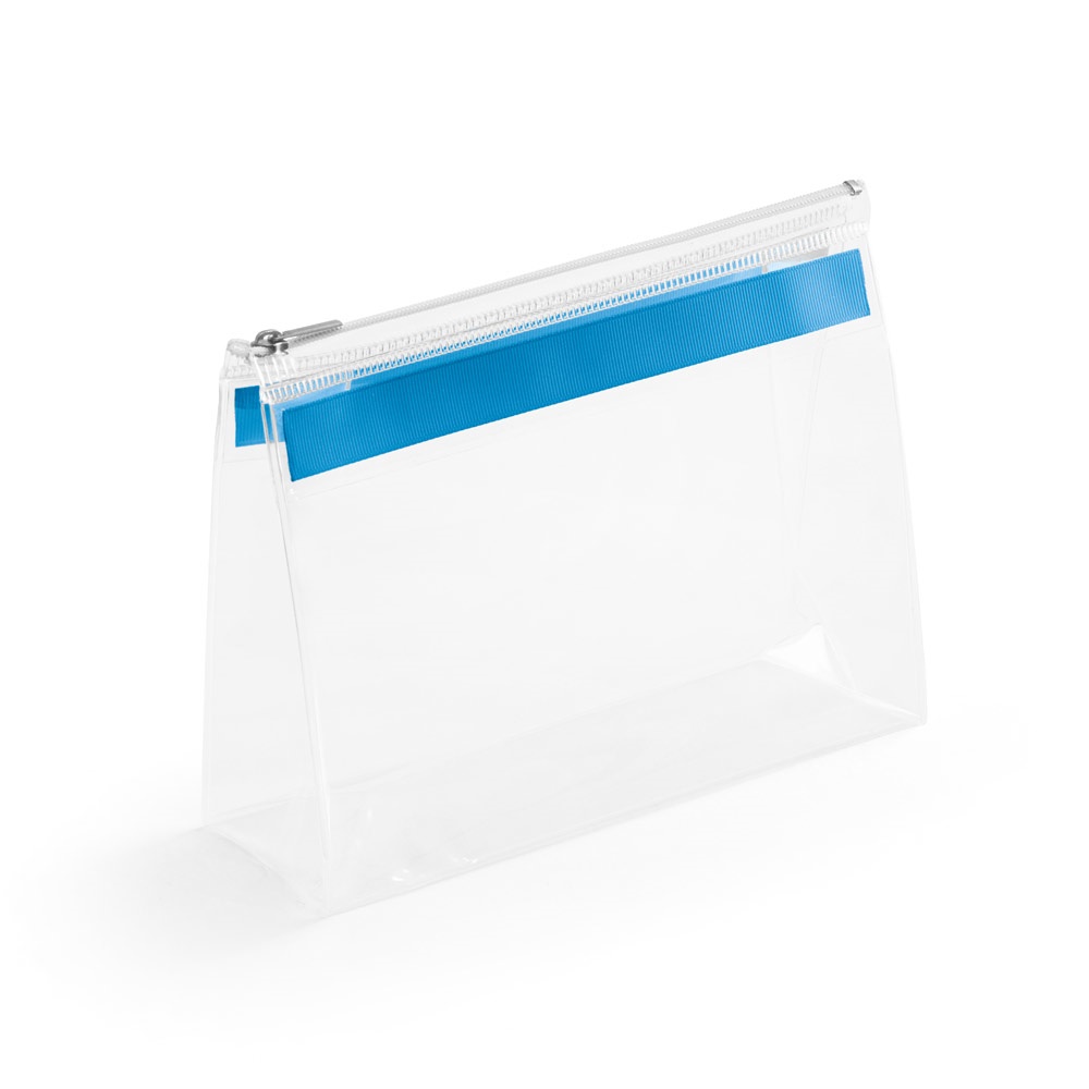 CHASTAIN. Neceser transparente en EVA con cremallera