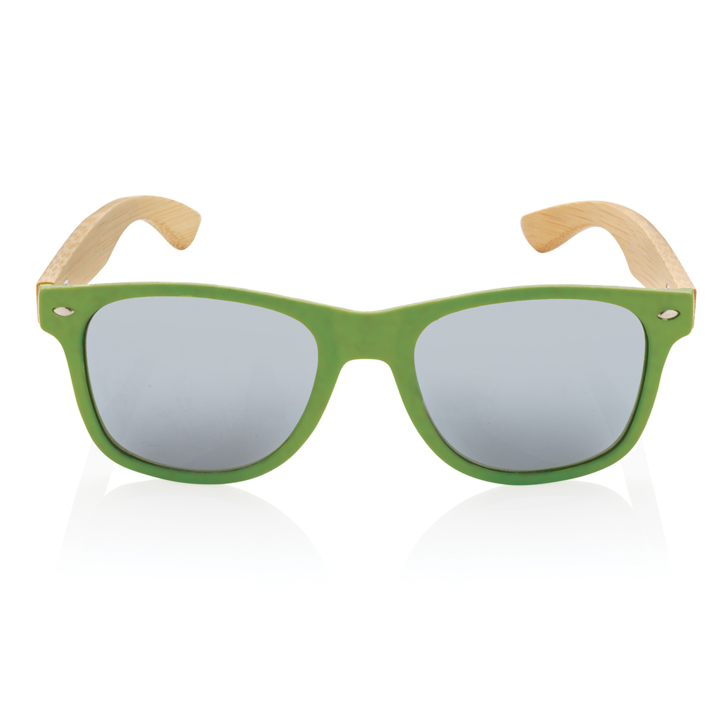 Gafas de sol de plástico reciclado bambú y RCS