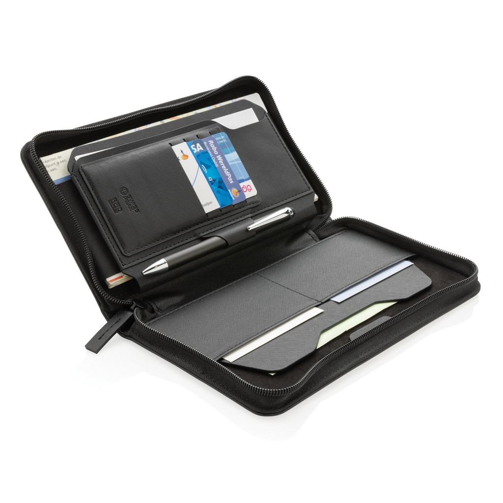 Portadocumentos de viaje Swiss Peak Heritage RCS rPU RFID