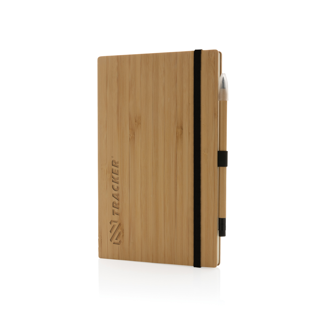 Set de cuaderno y lápiz infinito de bambú