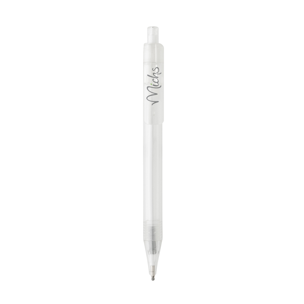 Bolígrafo X8 transparente GRS RPET