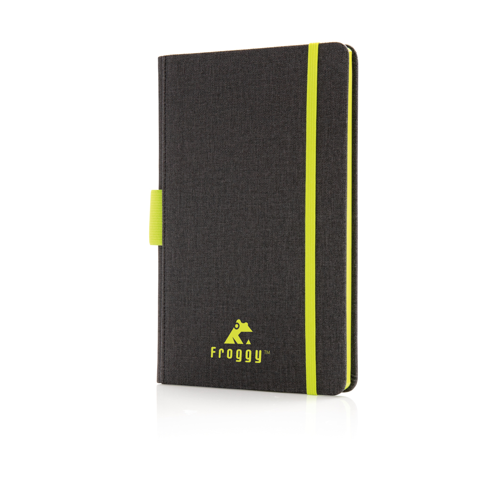 Libreta A5 Deluxe con soporte bolígrafo
