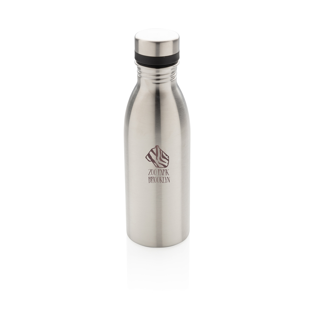 Botella de agua de lujo de acero inoxidable reciclado RCS