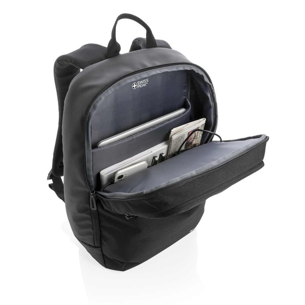 Mochila Swiss Peak con bolsillo esterilizador UV-C